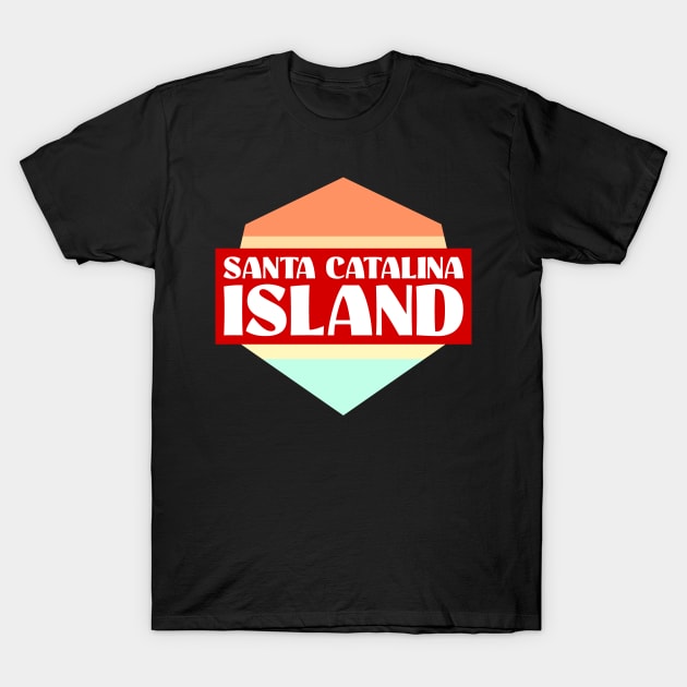 Santa Catalina Island T-Shirt by colorsplash